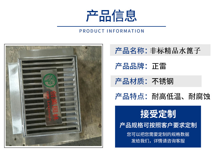 非標精品水篦子